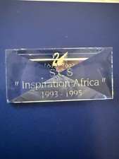 SWAROVSKI CRYSTAL SCS INSPIRATION AFRICA 1993 - 1995 TITLE PLAQUE