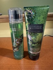 Bath  Body Works CANDY APPLE CAULDRON Fragrance Mist  Cream Set
