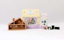 Vintage Sylvanian Families miniature Deluxe House  Furniture Set w/ boxes