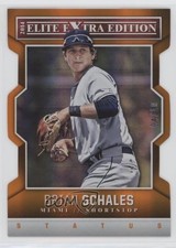 2014 Panini Elite Extra Edition Status Orange Die-Cut 4/10 Brian Schales #69 p2f
