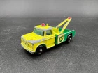 Matchbox Dodge Wreck Truck Yellow No 13 Lesney England Broken Hook Rough Shape!