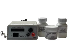 Gold Plating kit, includes 24K Gold solution, 24k, 18k, 14k