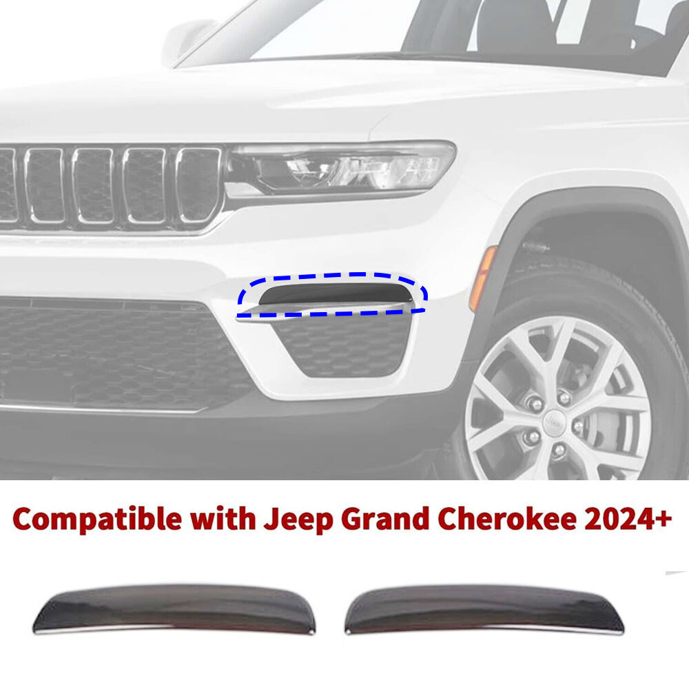 Jeep Grand Cherokee 2024 Front Fog Light Cover Guard Trim Panel Decor  