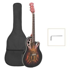 Glarry 41"  Acoustic-electric Guitar Eq Bag Right Handed With Bag