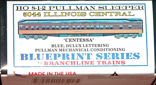 KIT CAMA PULLMAN HO BRANCHLINE TRAINS 5044 8-1-2 ILLINOIS CENTRAL CENTESSA | Zustand: New