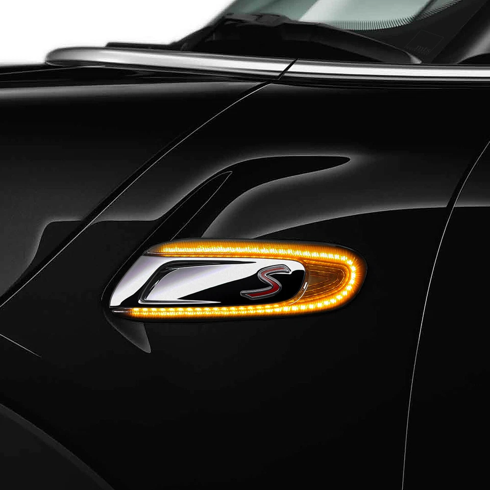 SCHWARZE LED Seitenblinker Mini Cooper F55 F56 F57 S SD Cabrio JCW - Bild 4 von 4