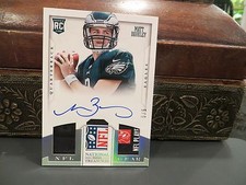 National Treasures NFL Gear NFL Shield Rookie Eagles Matt  Barkley 5/5 2013