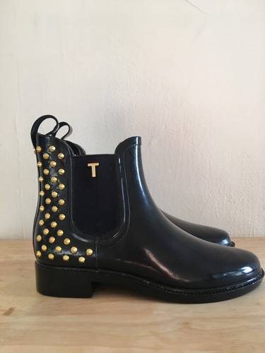 TED BAKER Liddied Chelsea Welly Black 
