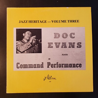 Doc Evans Plays in Command Performance Vinyl Record LP