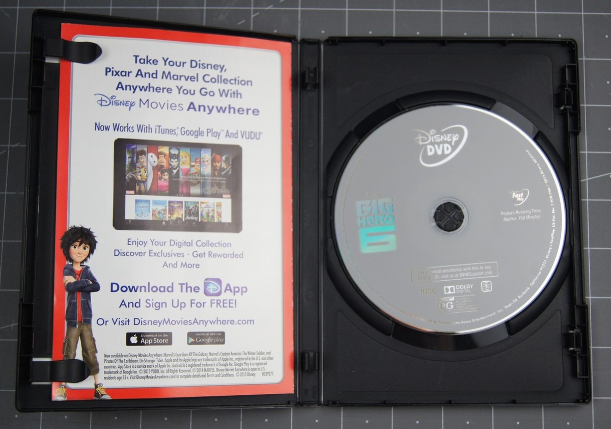 Big Hero 6 (DVD, 2015) Disney Animation | eBay