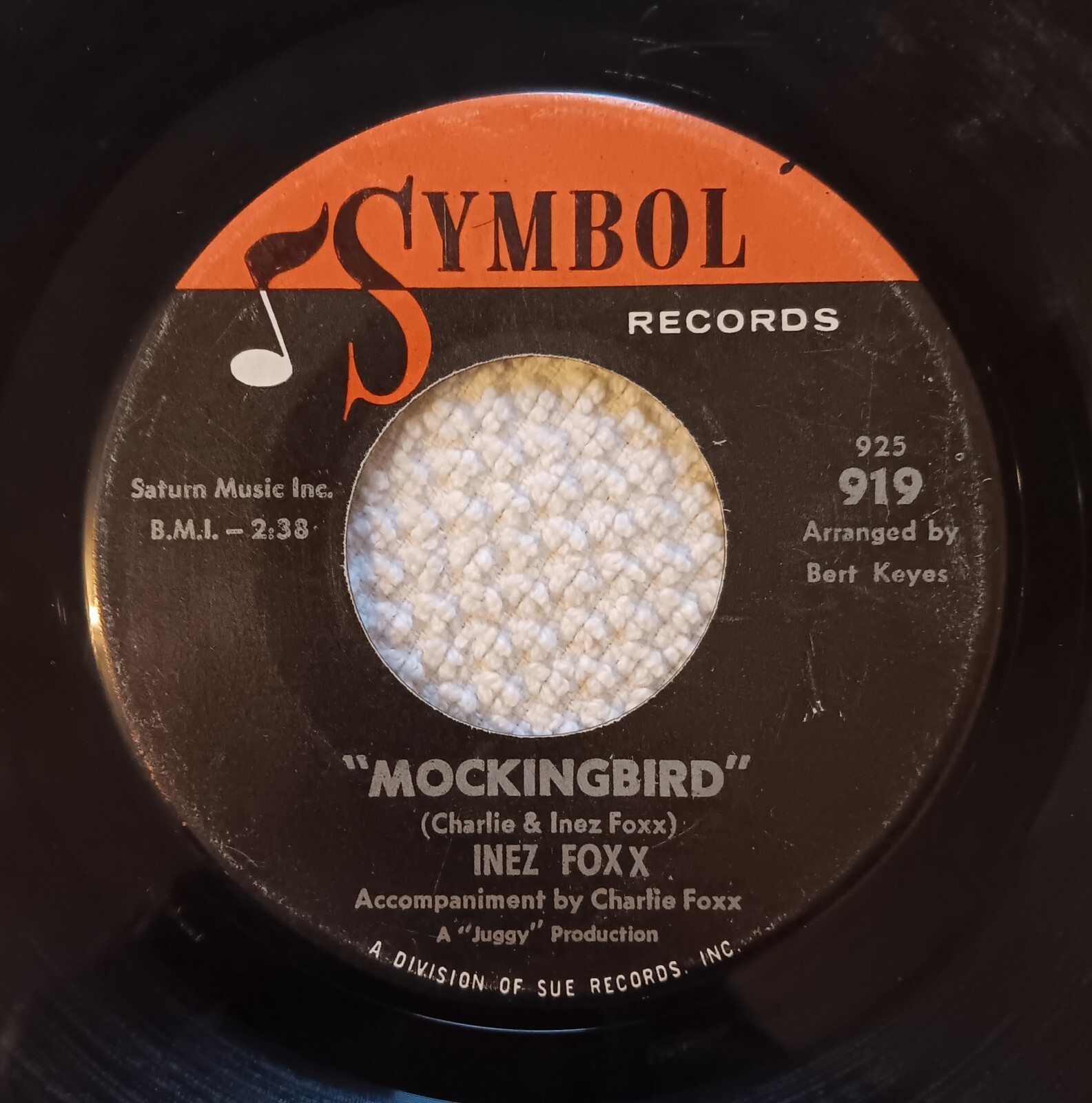 Inez Foxx, Mockingbird/Jaybirds, 45rpm, Symbol Records 919