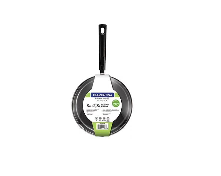 Tramontina PrimaWare 3 Qt NonStick Steel Gray Covered Sauce Pan Dishwashersafe eBay