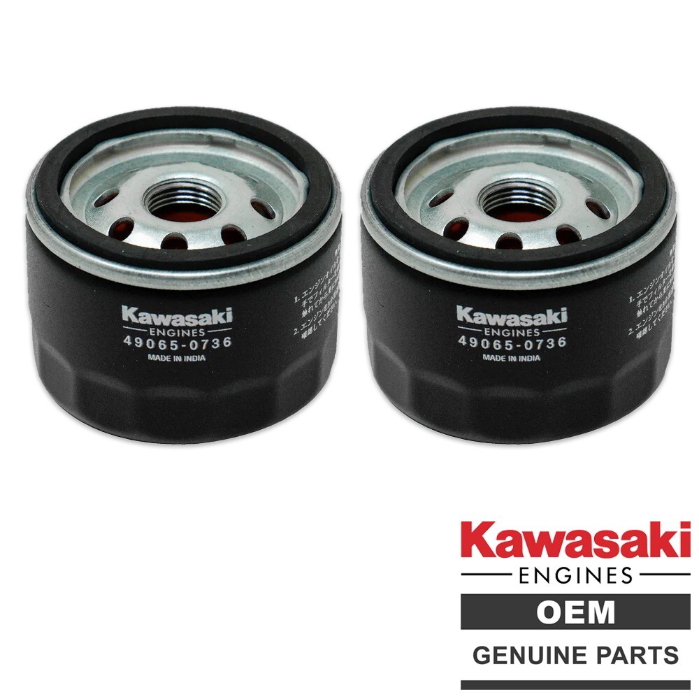 Genuine Kawasaki 49065-0736 Oil Filter (Replaces 49065-7007 49065