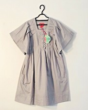 Irregular Choice Very Rare Vintage Prarie Fairy Grey Peasant Dress UK 8 & UK 10