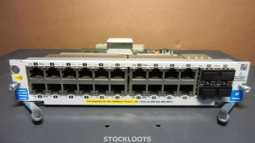 HP J8705A 5400zl ProCurve 20-Port PoE + 4x SFP Module FROM HP J8697A 5406ZL