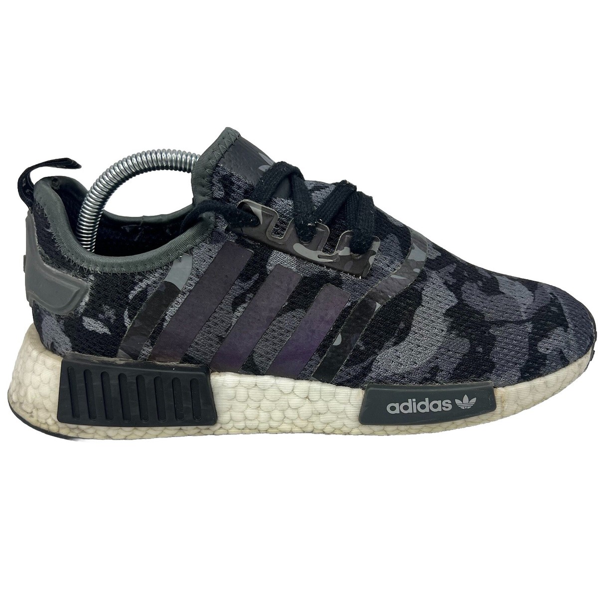 Adidas NMD Camo MENS US 8 Shoes Camouflage Black Gray Purple Stripes | eBay