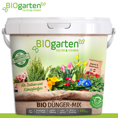 Biogarten Falter & Steiner 900 g BIO Dünger-Mix für Balkon- und Kübelpflanzen
