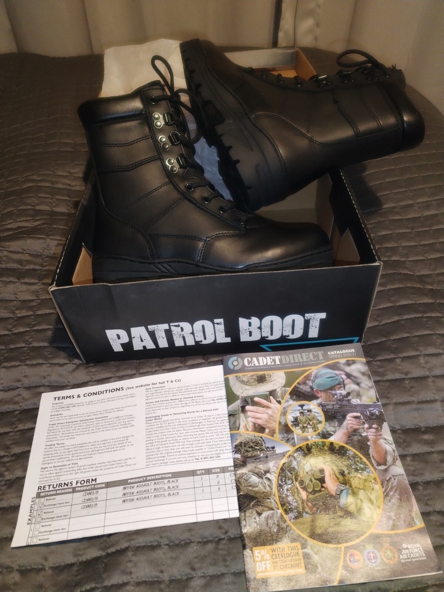KAMMO TACTICAL SECURITY PATROL BOOT NEW WITH BOX UK7 RRP 70