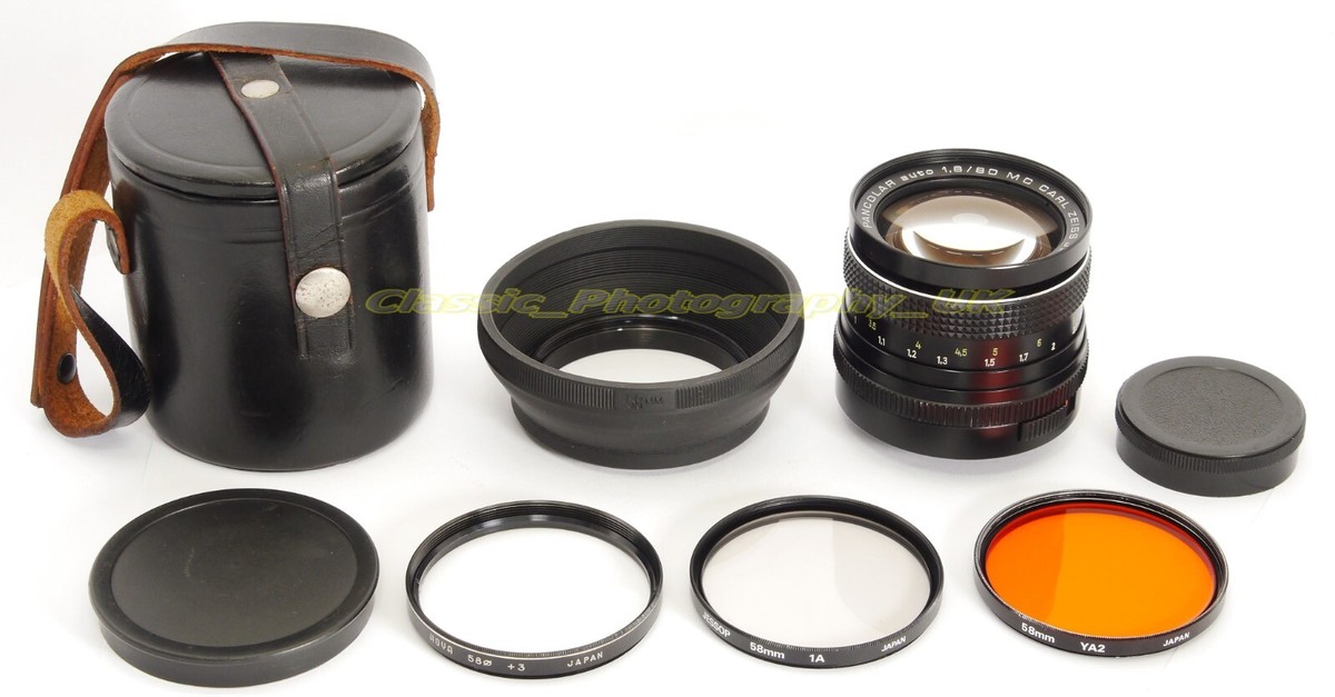 Zeiss PANCOLAR 1.8/80mm Jena DDR M42 Film & DIGITAL fit PORTRAIT