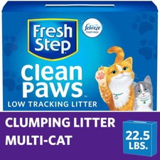 Clean Paws Multi-Cat Scented Clumping Litter with the Power of Febreze 22.5lbs