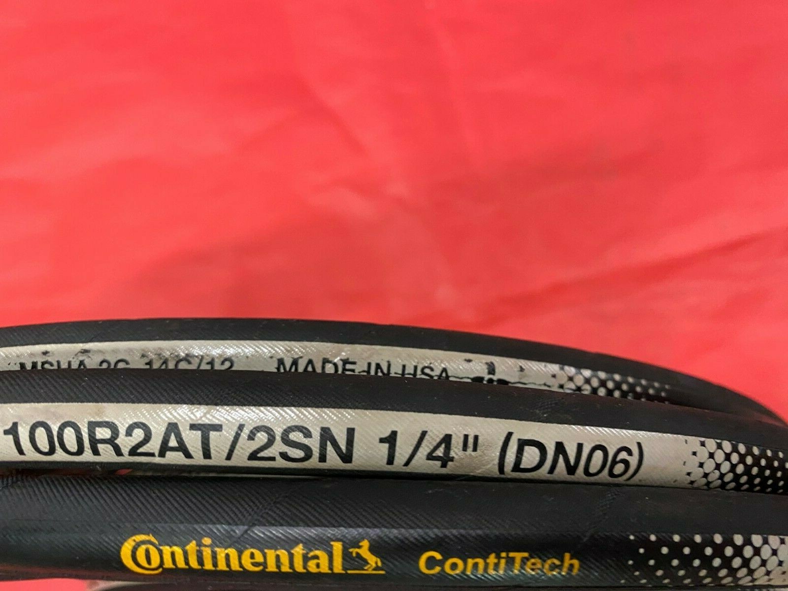 Continental Hydraulic Hose Assembly 1/4" ,21FT 5800 PSI SAE100R2AT/2SN