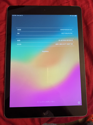 Apple iPad (6th Generation) - 32GB A1893 - Wi-Fi/Cell, 9.7in - Space Gray - READ