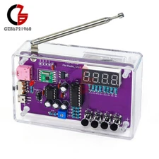 DIY FM Radio Electronic Kit 87-108MHz Digital RDA5807S Module Soldering Project