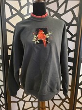 Vintage Top Stitch By Morning Sun Size Large Cardinal Navy Sweatshirt