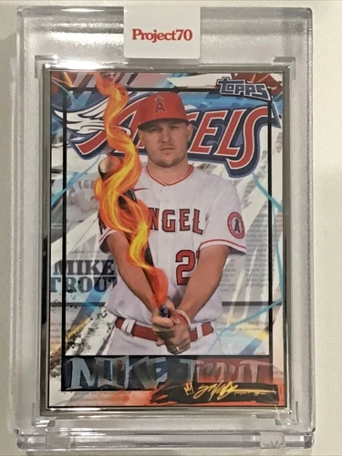 Topps Project 70 - # 582 Mike Trout by King Saladeen - Artist Proof AP /51