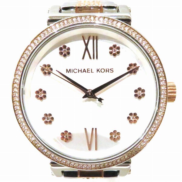 Michael Kors Sofie Pavé 36 mm Stainless Steel/Rose Gold Case Women's Wrist  Watch, Silver Dial - (MK3880) for sale online | eBay