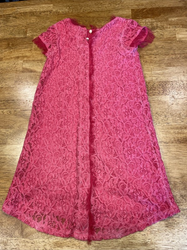 Microbe Pink Girls Dress 6A