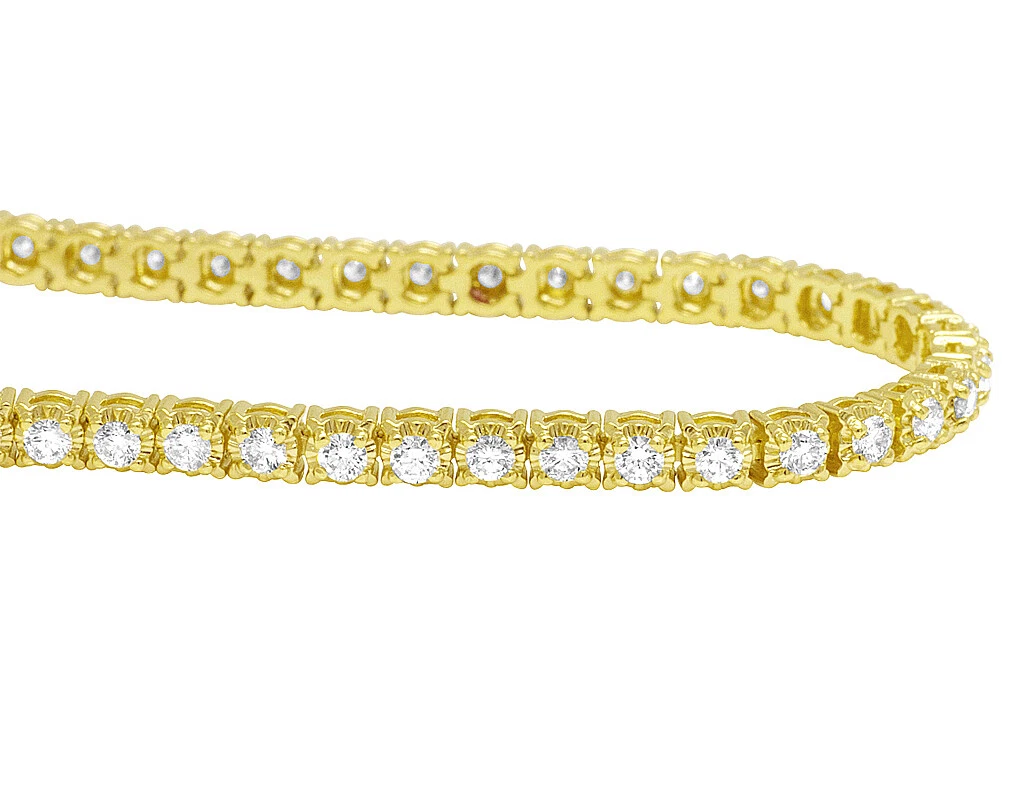 Buy 14k Gold 25 Pointer Vs Diamond Tennis Bracelet 7 Inch 10.80ct Online at  SO ICY JEWELRY