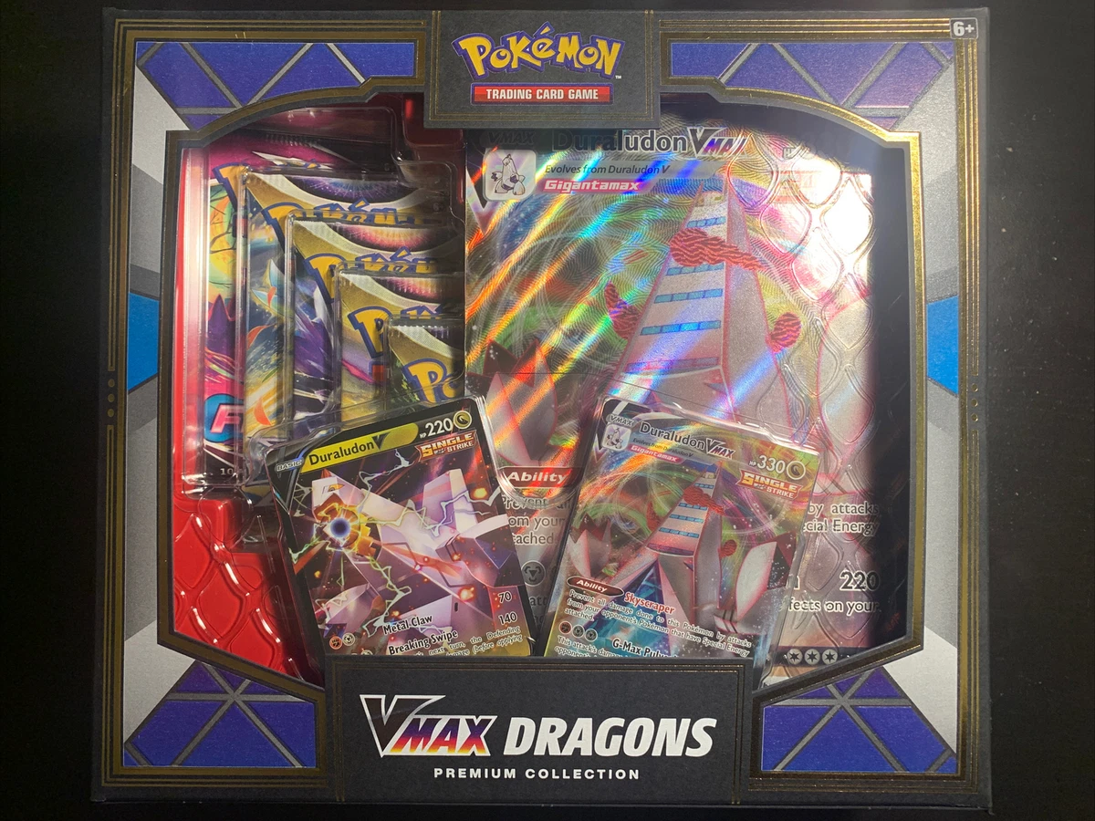 Pokémon TCG Reprints Rayquaza In VMAX Dragons Premium Collection