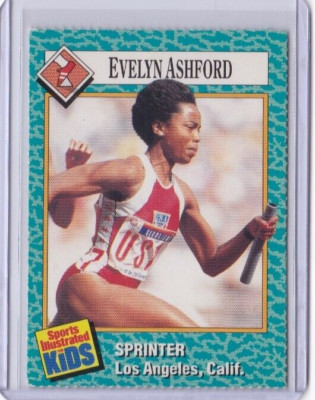 1989 Sports Illustrated For Kids #51 EVELYN ASHFORD TRACK (ID44)