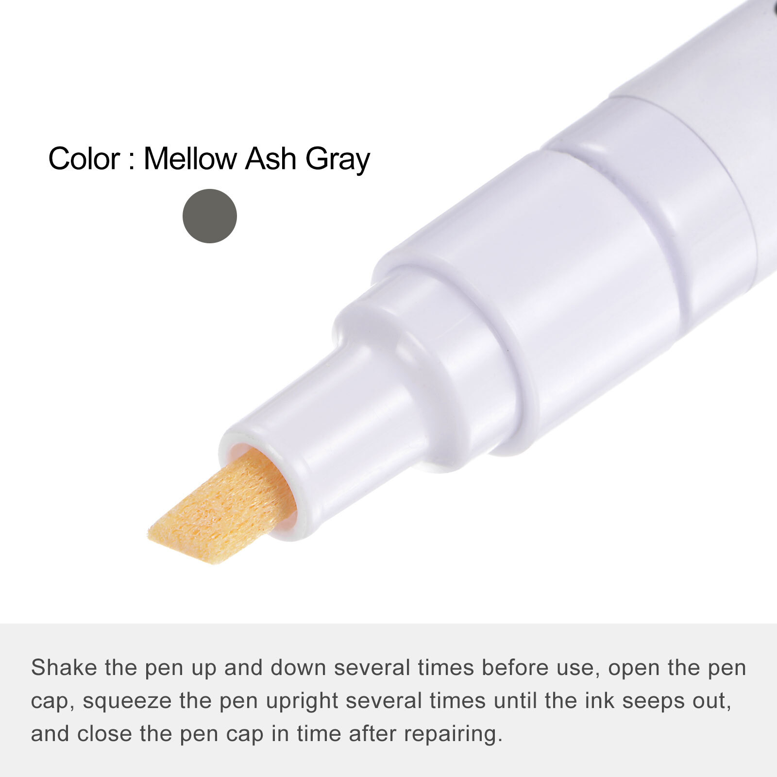 2pcs Furniture Markers Touch Up Wood Furniture Filler Pen, Mellow Ash