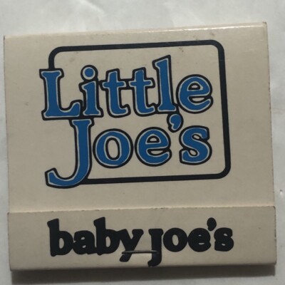 Little Joe's Baby Joe's Restaurant San Francisco, California. Matchbook (B1)