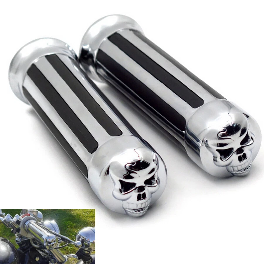 1" Handlebar Motorcycle Hand Grips (Left&Right) for Yamaha Virago 535 250 1000 - Imagem 4 de 4
