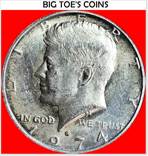 1974-S CLAD PROOF KENNEDY HALF DOLLAR,  PROOF COIN, FAST SHIPPING
