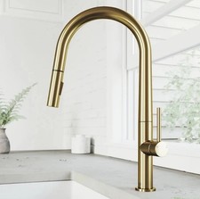 VIGO Greenwich VG02029MG Single-Handle Pull-Down Sprayer Kitchen Faucet - Matte
