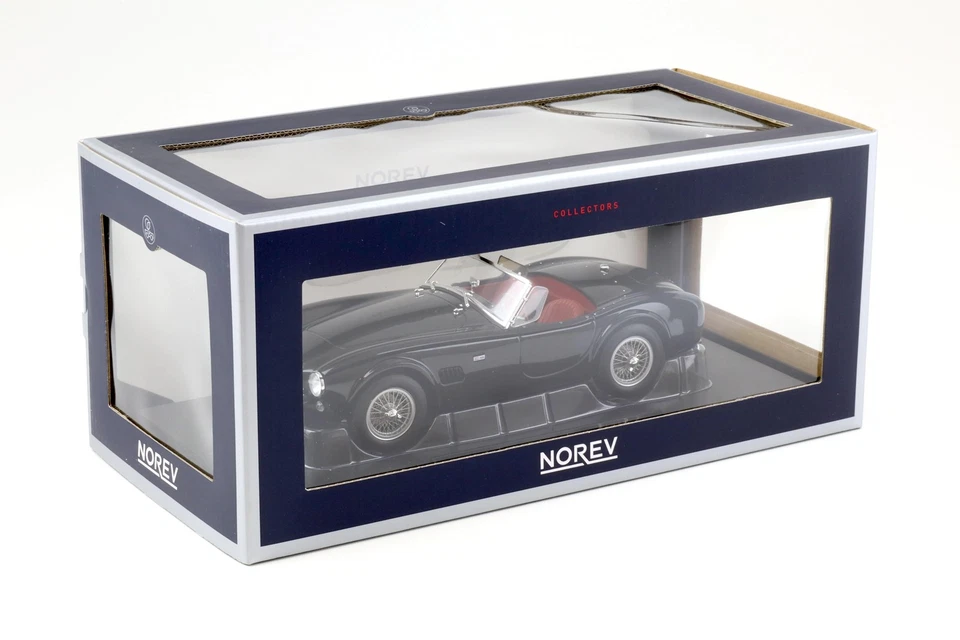 1:18 Norev AC COBRA 289 Roadster 1963 Nero 182754 - Immagine 4 di 4
