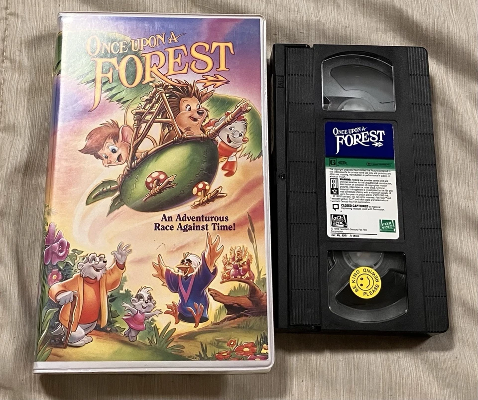 Once Upon a Forest VHS, 1993  Childrens Movie Fox Video - Image 4 of 4