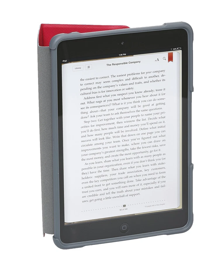 Dux, rugged case for Apple iPad Mini 4 - Red (-222-104GZ-29) - Image 4 of 4