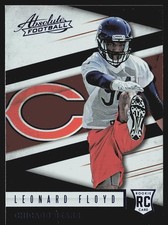 2016 Panini Absolute #196 Leonard Floyd Spectrum Blue RC