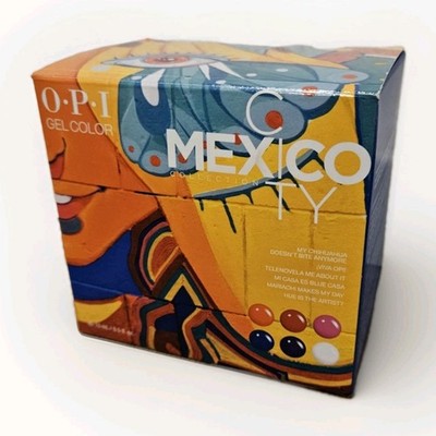 OPI GelColor Mexico City Collection Set | 6er Set | Nagellack Rarität &...