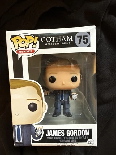 Funko Pop Heroes Gotham James Gordon 75 DC Comics Before The Legend Vinyl Figure