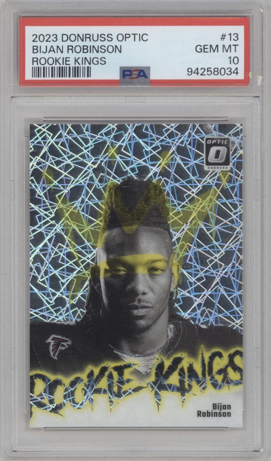 🔥 Bijan Robinson 2023 Donruss Optic Rookie Kings #13 💎