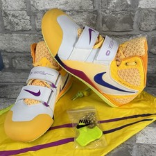 Nike Javelin Elite 3 Track Spikes Womens 8.5 Mens 7 Yellow FZ9626-800 NWOB