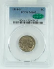 1914-S PCGS Buffalo Nickel