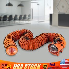 10-Inch Utility Blower Fan with 32.8ft Duct for Airflow and Ventilation