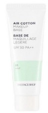 The Face Shop air cotton make up base 35g mint soothing red tone care